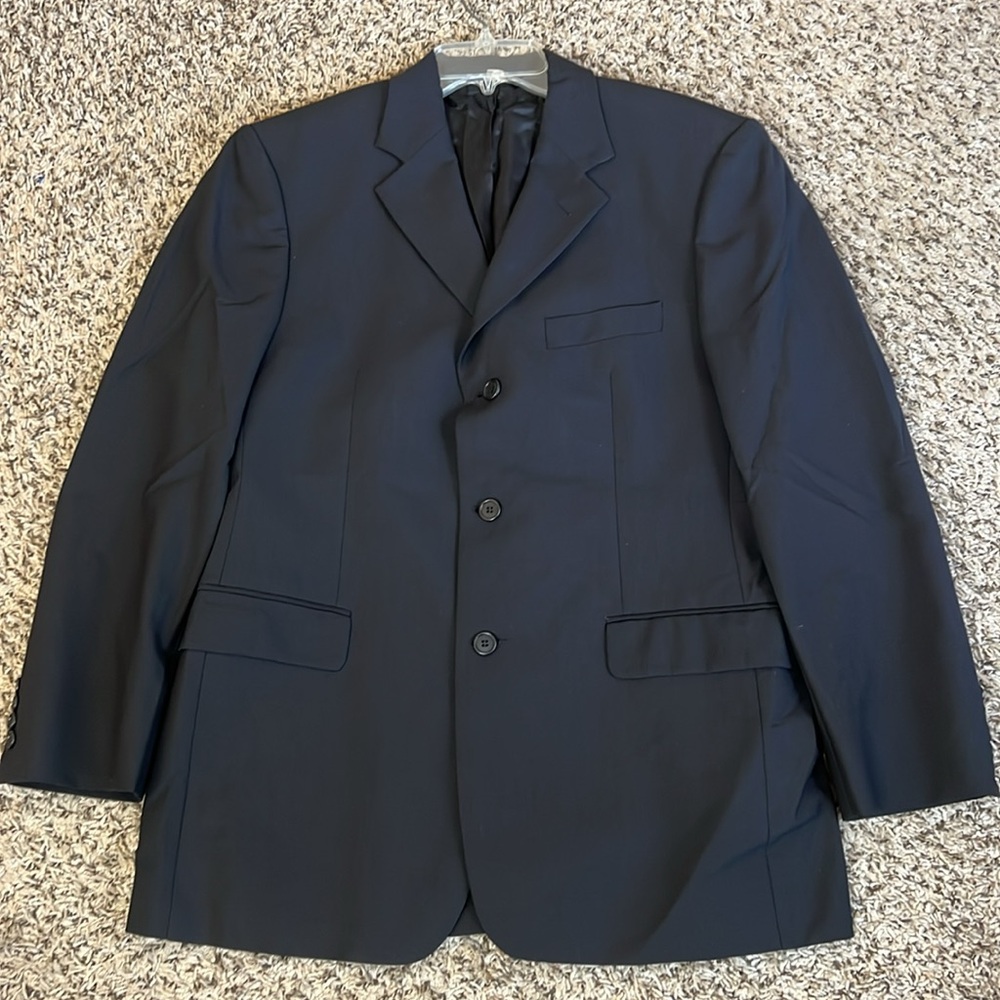 346 Brooks Brothers Stretch men’s wool sport jacket navy Size 41 Regular